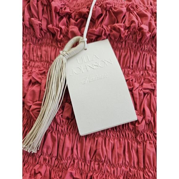 Ulla Johnson Ayan Smocked Top Women's Size 12 NWT Handmade Designer - Picture 5 of 14